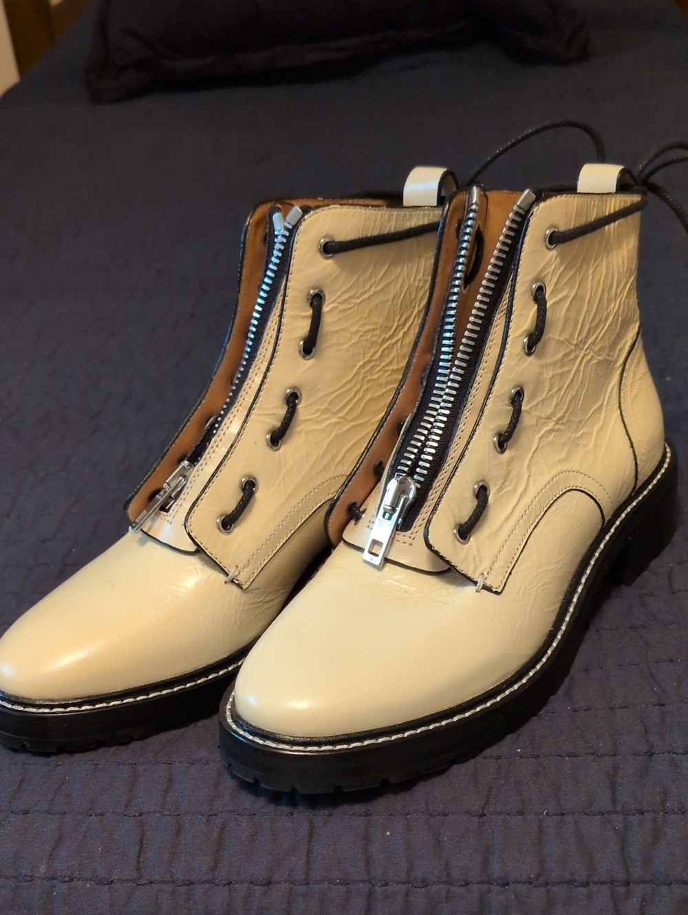 Rag & Bone Cannon Crinkle Boots Sz. 37